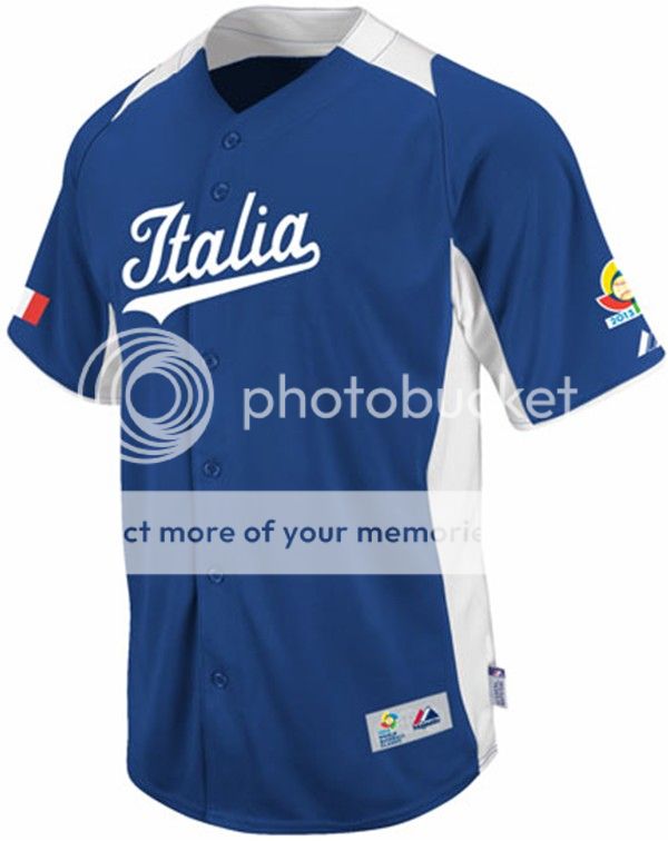 Team Italia Italy Majestic 2013 World Baseball Classic On Field