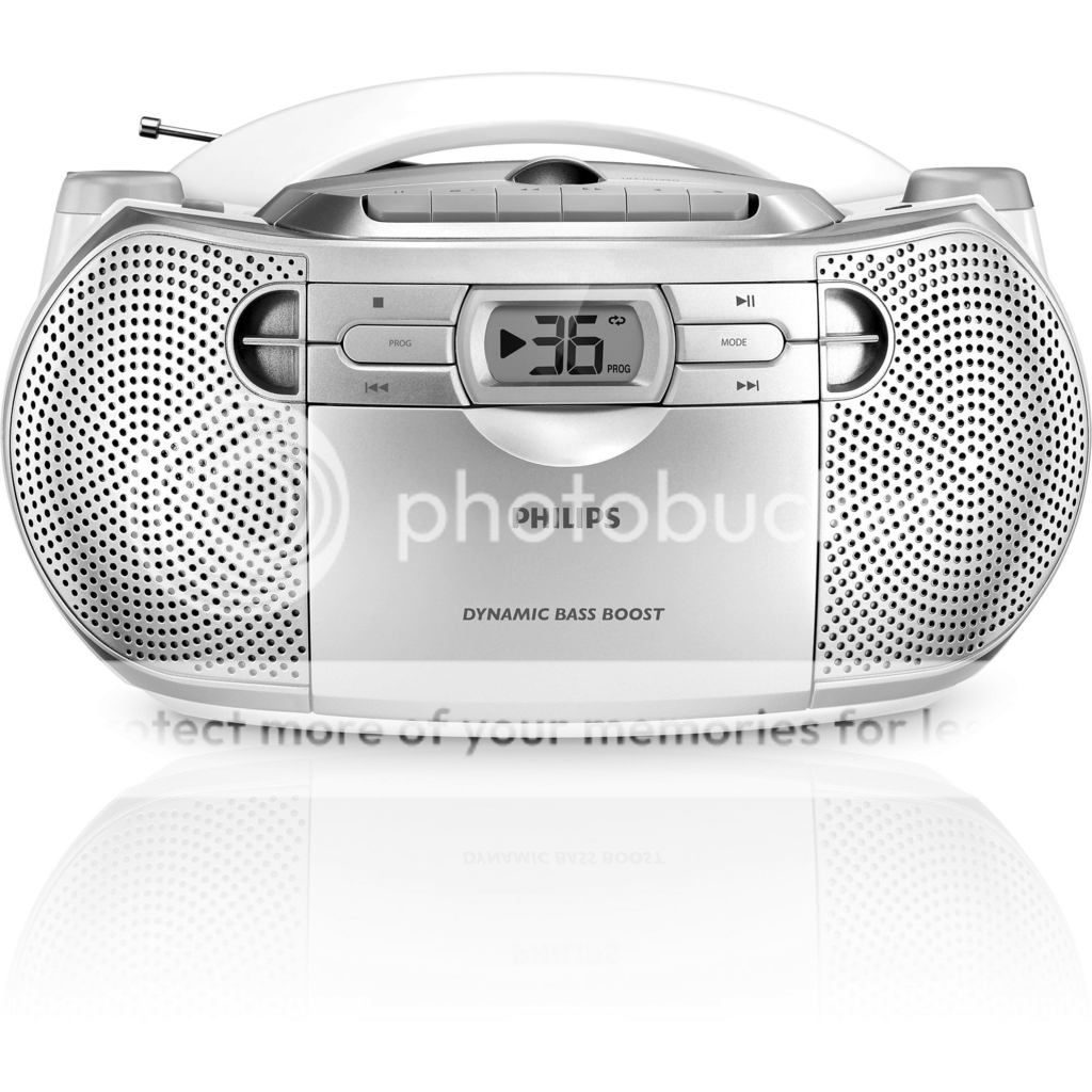 ***NEW*** PHILIPS AZ1027 Portable Stereo Boombox CD Radio Cassette